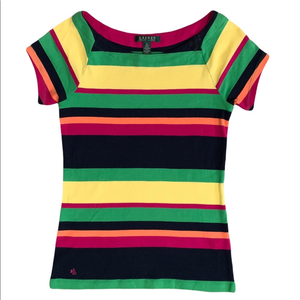Lauren Ralph Lauren Striped T-shirt - Medium